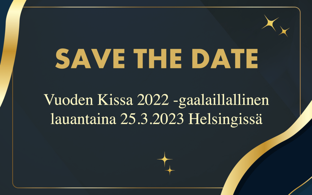 Varaa aika allakastasi Vuoden kissa 2022 -gaalalle!
